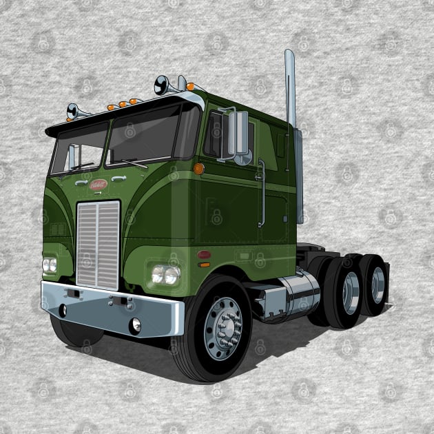 Peterbilt 352 Cabover Truck by candcretro